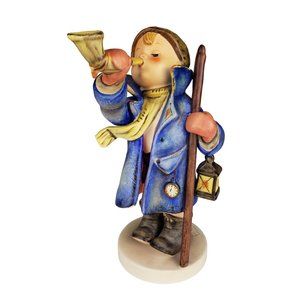 Vintage Tall Collectible Ceramic Goebel Hummel Figurine, Hear Ye Hear Ye EUC